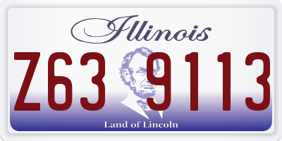 IL license plate Z639113