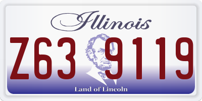 IL license plate Z639119