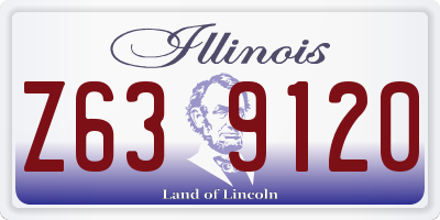 IL license plate Z639120