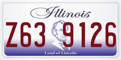IL license plate Z639126