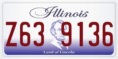 IL license plate Z639136