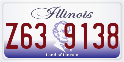 IL license plate Z639138