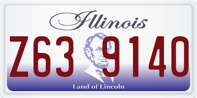 IL license plate Z639140