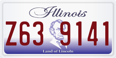 IL license plate Z639141