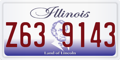 IL license plate Z639143