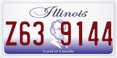 IL license plate Z639144