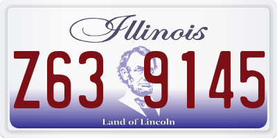 IL license plate Z639145