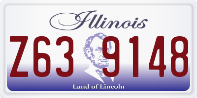 IL license plate Z639148