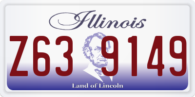 IL license plate Z639149