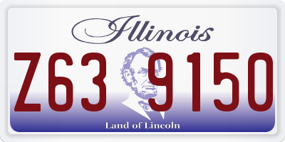 IL license plate Z639150