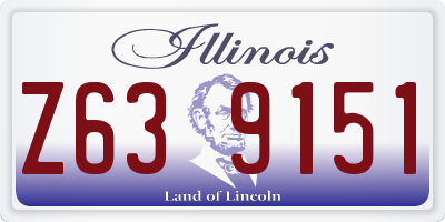 IL license plate Z639151