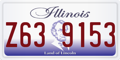 IL license plate Z639153