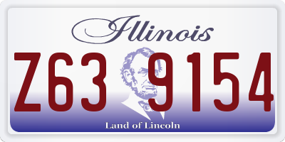 IL license plate Z639154