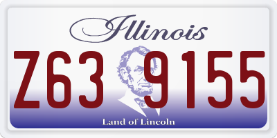 IL license plate Z639155