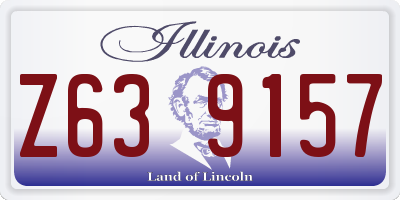 IL license plate Z639157