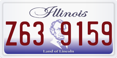 IL license plate Z639159