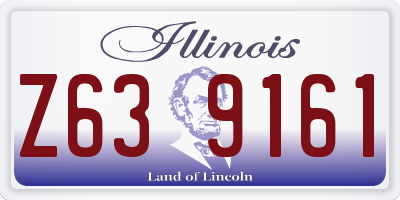 IL license plate Z639161