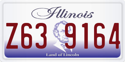 IL license plate Z639164