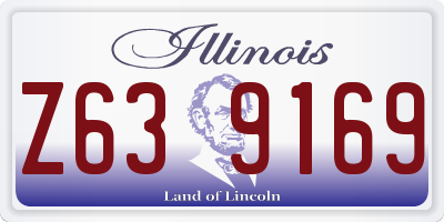 IL license plate Z639169