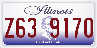 IL license plate Z639170