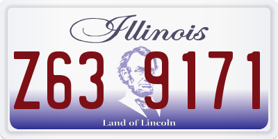 IL license plate Z639171
