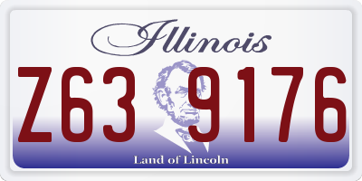 IL license plate Z639176