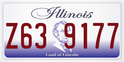 IL license plate Z639177