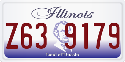 IL license plate Z639179