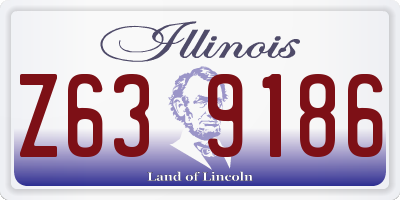 IL license plate Z639186