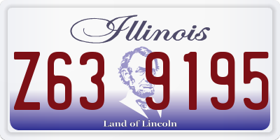 IL license plate Z639195