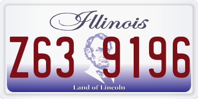 IL license plate Z639196