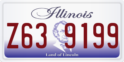 IL license plate Z639199
