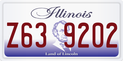 IL license plate Z639202