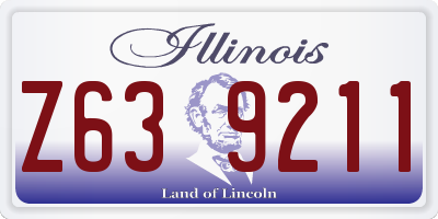 IL license plate Z639211