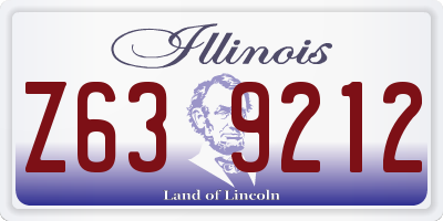 IL license plate Z639212
