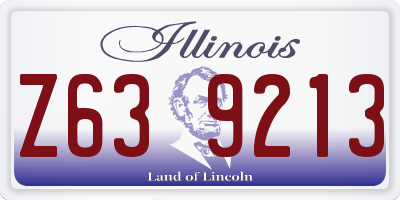IL license plate Z639213