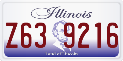 IL license plate Z639216