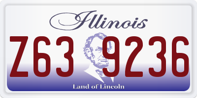 IL license plate Z639236