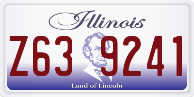 IL license plate Z639241