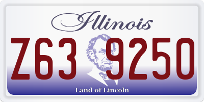 IL license plate Z639250