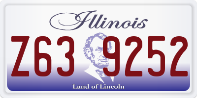 IL license plate Z639252