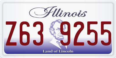 IL license plate Z639255