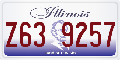 IL license plate Z639257