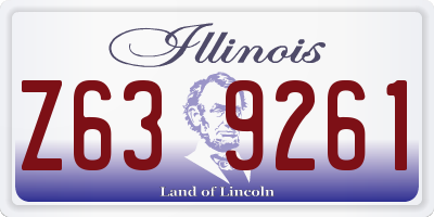 IL license plate Z639261