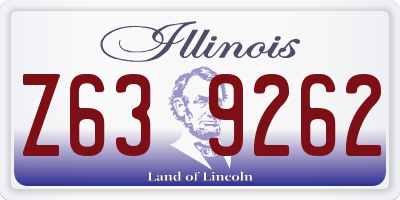 IL license plate Z639262