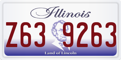 IL license plate Z639263