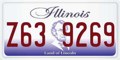 IL license plate Z639269