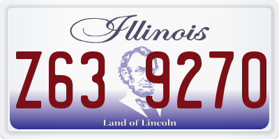 IL license plate Z639270