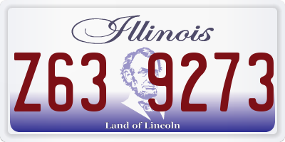 IL license plate Z639273
