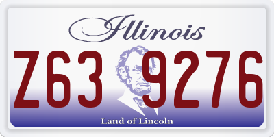 IL license plate Z639276